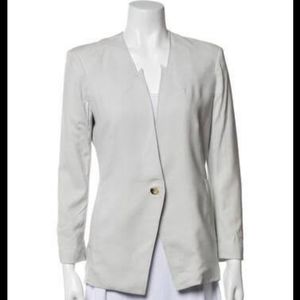 Helmut Lang Light Grey Casual‎ Blazer Size 8
